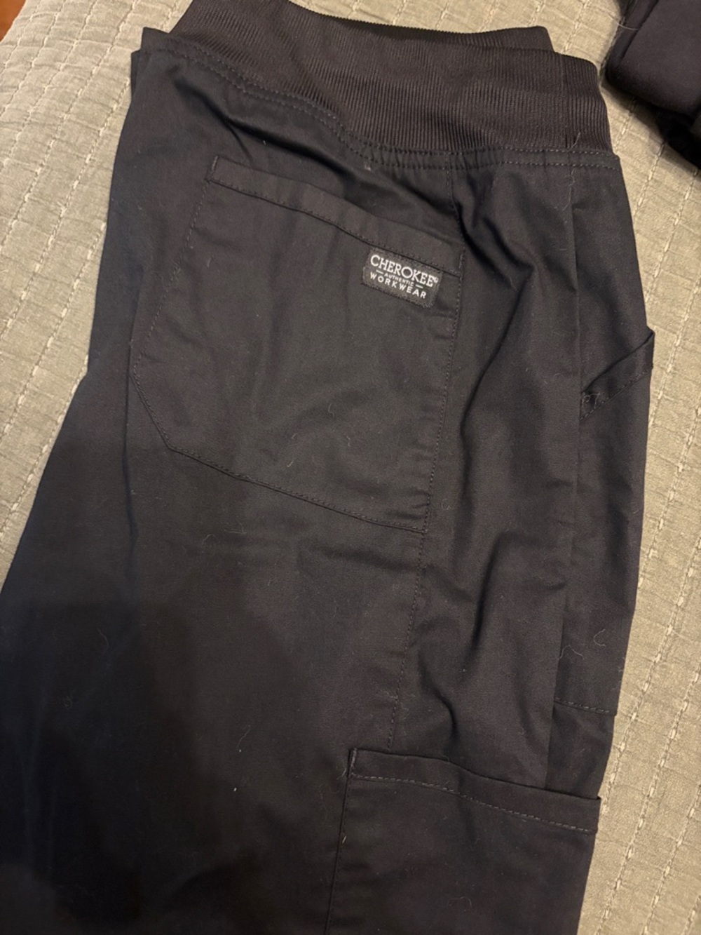 Cherokee Workwear Women's Black Scrub Pants